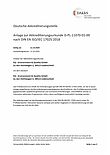Akkreditierungsurkunde Anlage Seite 1